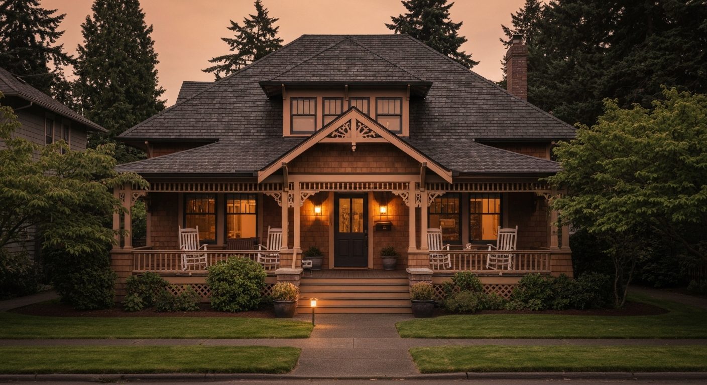 Luxury Pacific Northwest home — sample inspection target